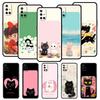 Schattige Cartoon Zwarte Kat Telefoonhoesje Voor OnePlus 15 13 12 11 10 9 8 15T 13T 10T 7T Pro 13R 12R 9RT 8T Nord 4 N10 2T CE 2 3 5G Cover