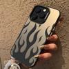 INS Creative Fashion Flame Fire Phone Case for Samsung Galaxy S26 S25 S24 S23 S22 S21 S20 Note20 FE Ultra Edge Plus 4G 5G Cover