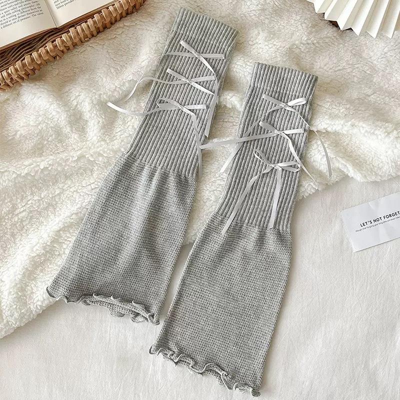 Bow Sock, Pile Sock, Thin Flared Trouser Leg Covers