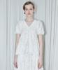 SINOON Jacquard Ribbon Blouse (White)