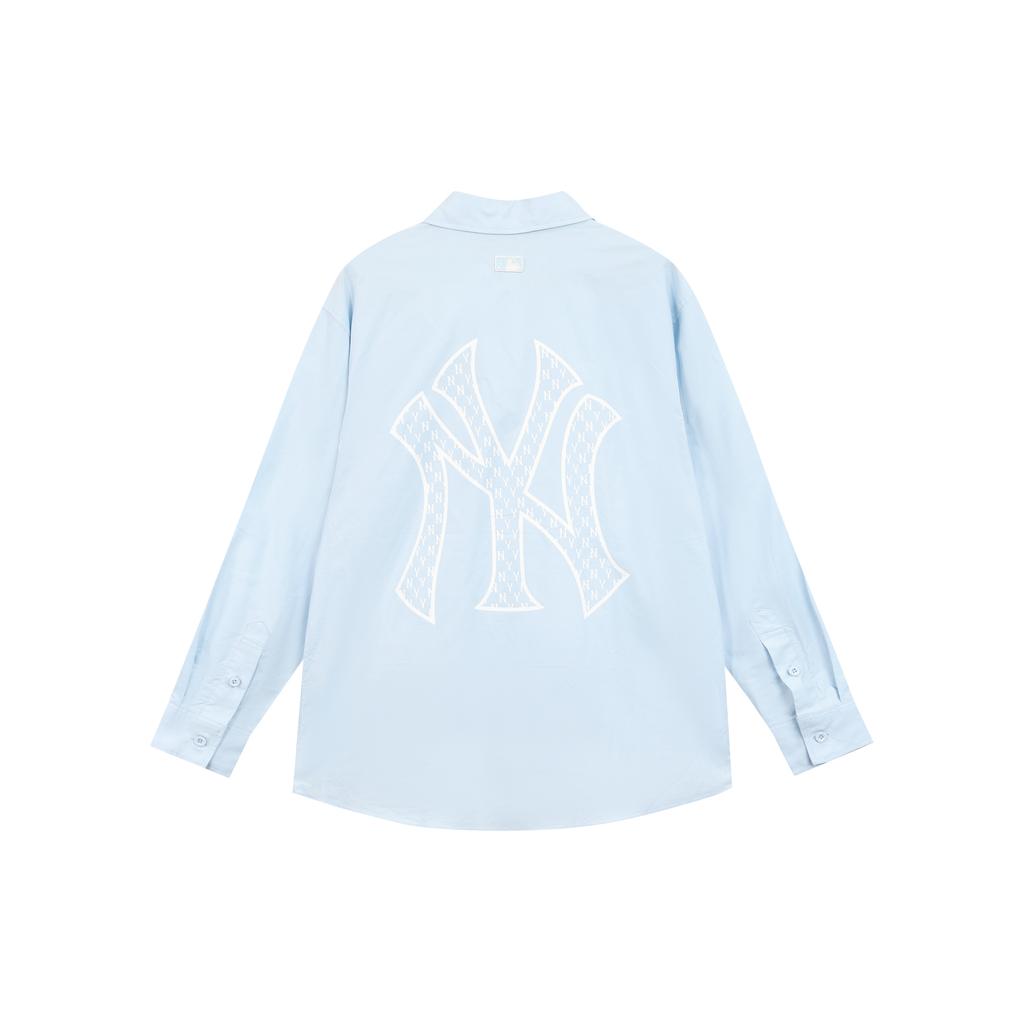 New MLB New York Yankees Shirts Unisex Light Blue 3AWS03121-50BLL