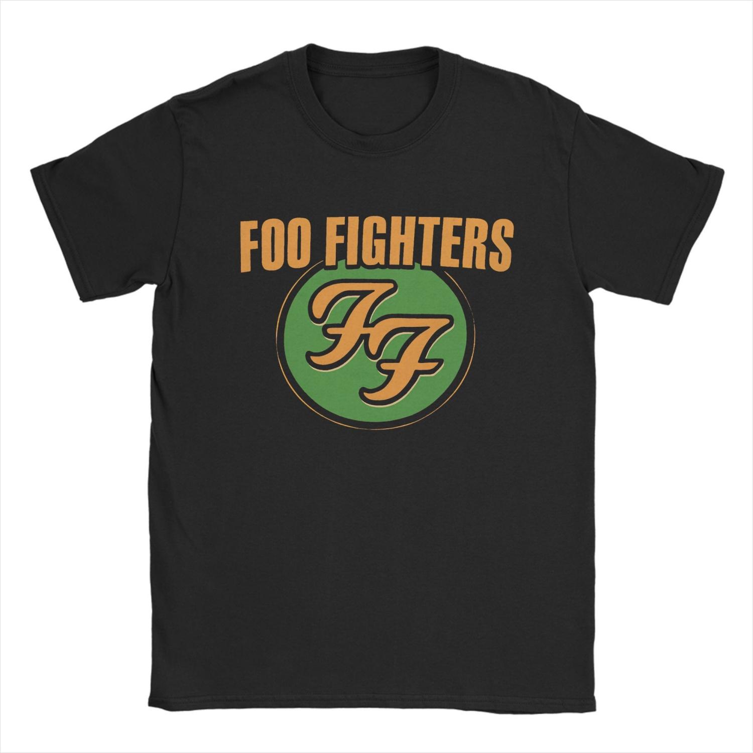 

Men Women F-Foo F-Fighters Band T Shirt 100% Cotton Clothes Vintage Short Sleeve Round Collar Tee Shirt Gift Idea T-Shirts XXXXXL