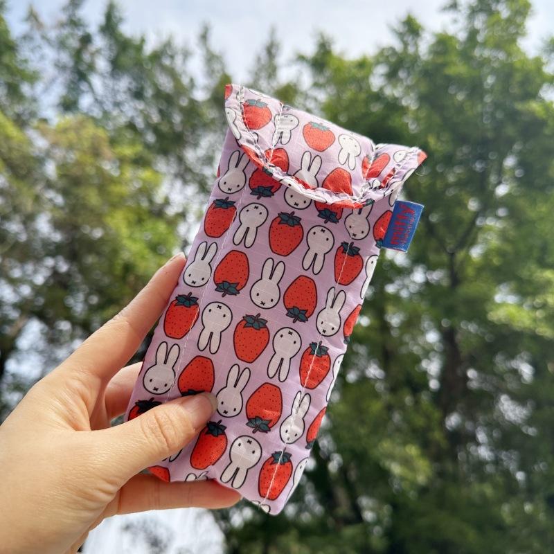 

Kawaii Anime Miffy Rabbit Glasses Bag Cartoon Cute Glasses Storage Bag Cotton Inner Liner Sunglasses Sunglasses Protective Bag