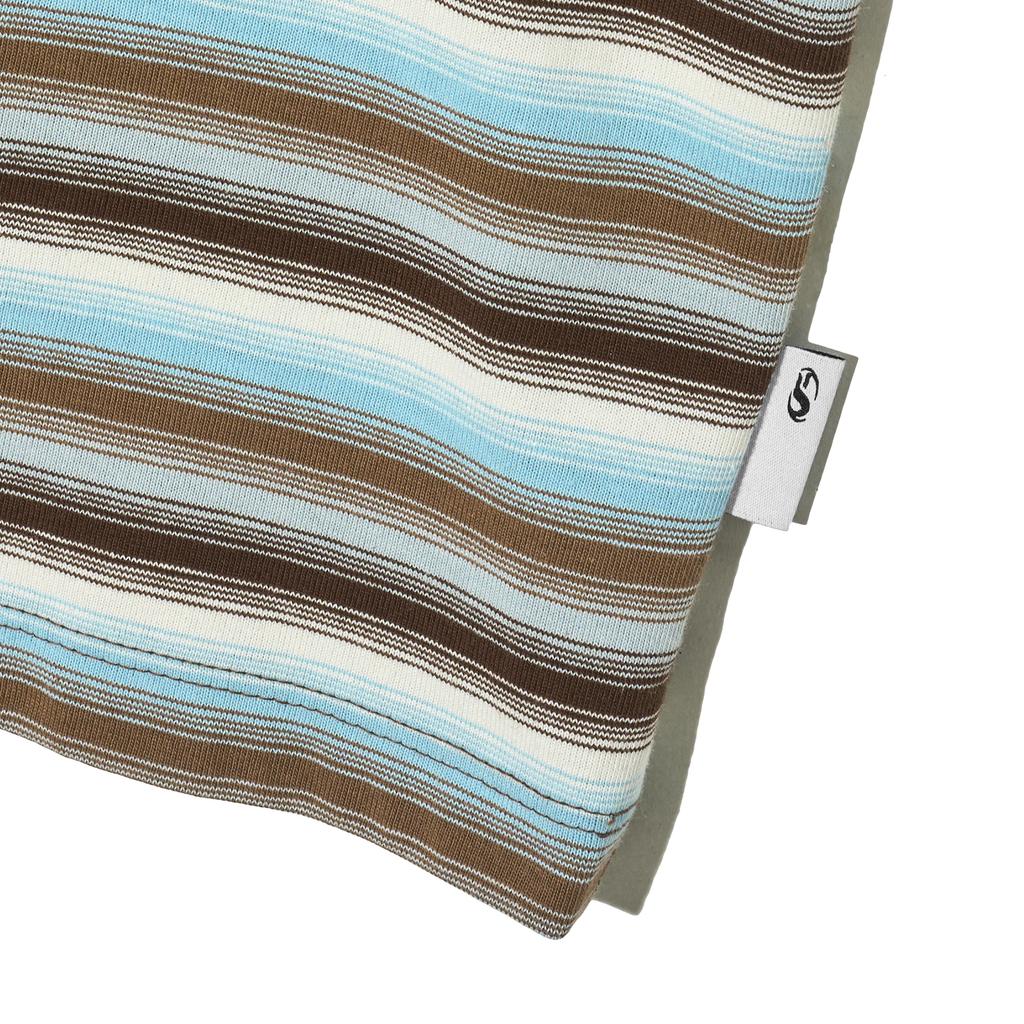 FILLUMINATE Mixed Color Striped T-Shirt - Brown