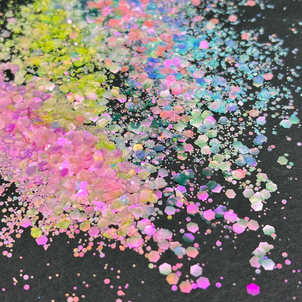 Polarized Pastel Ultra-Thin Large Sequin Nail Art Decorations