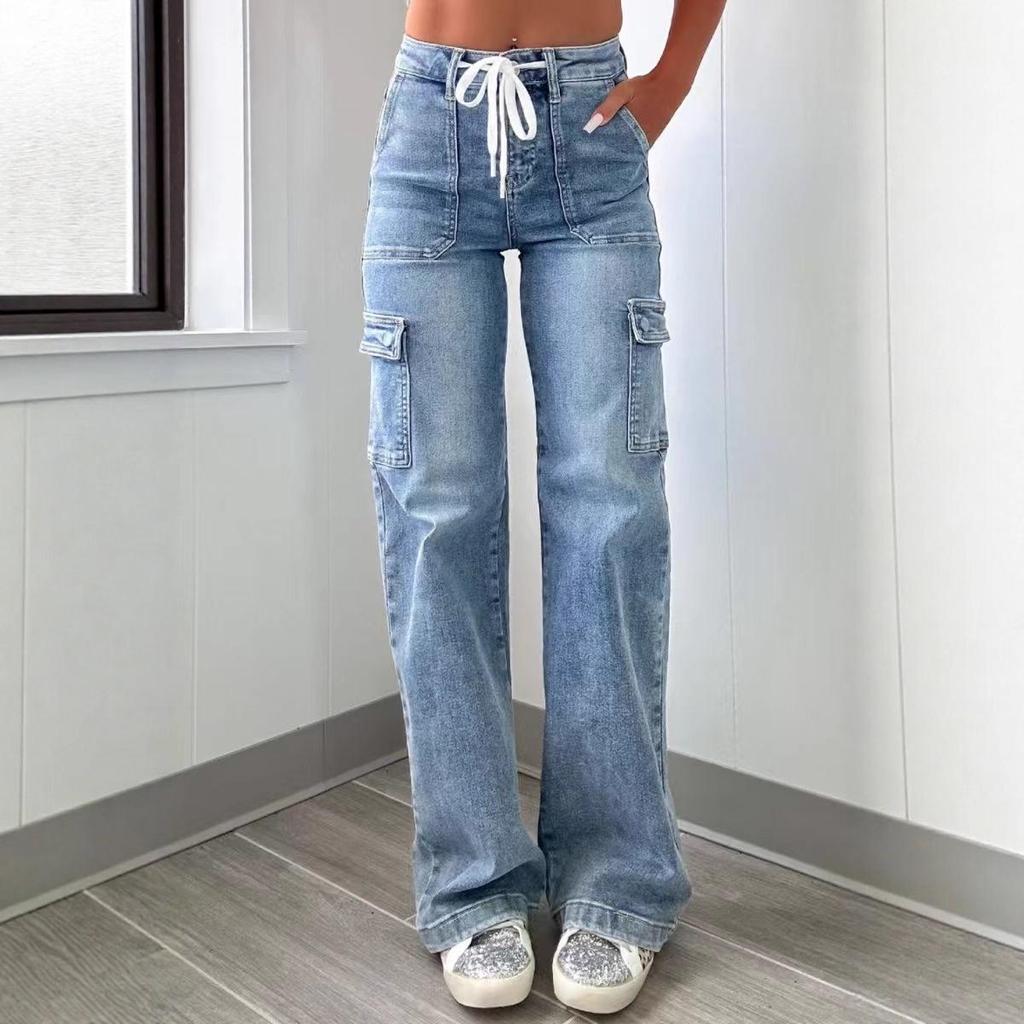 Women's Straight-Leg Jeans - American Casual Workwear Style