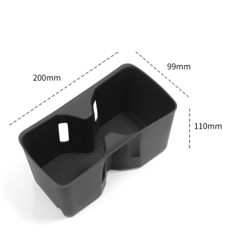 Car Cup Holder Storage Box & Center Console Wireless Charging Silicone Pads For HYUNDAI For Santa Fe  2024-2026 For SE XRT