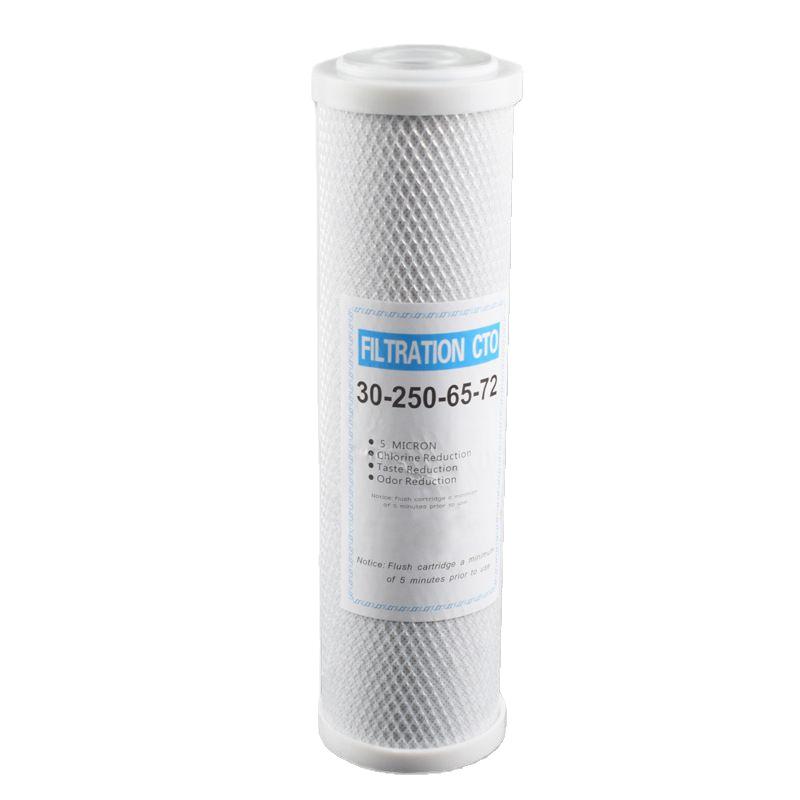 10-Inch Compressed Activated Carbon Filter Cartridge for Home Water Purifiers