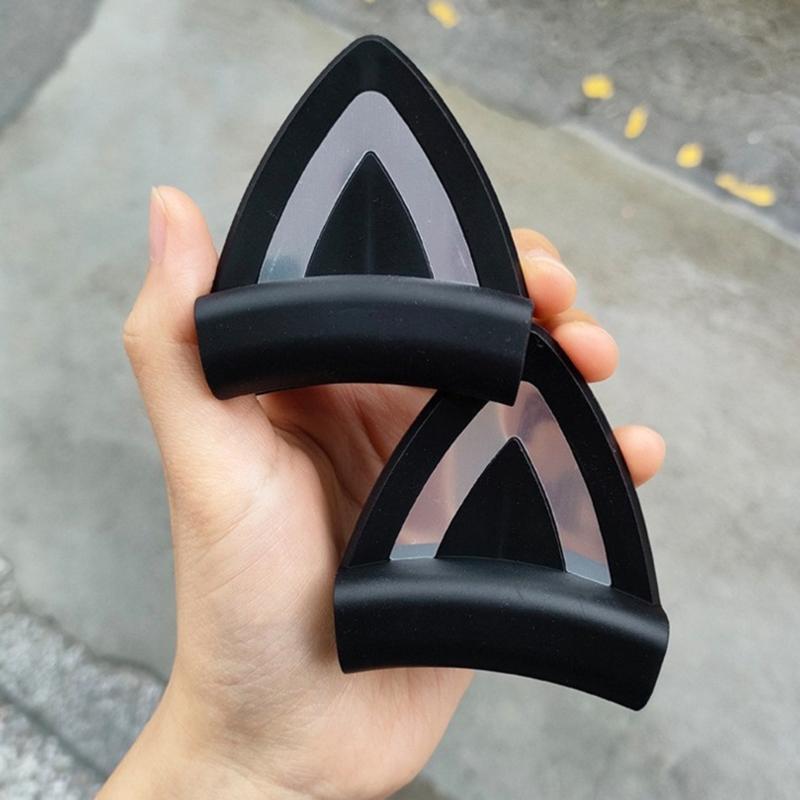 Adorable Cats Ear Silicone Decorations Silicone Attachments Perfect For Personalizing Headband Headphone Unique Look