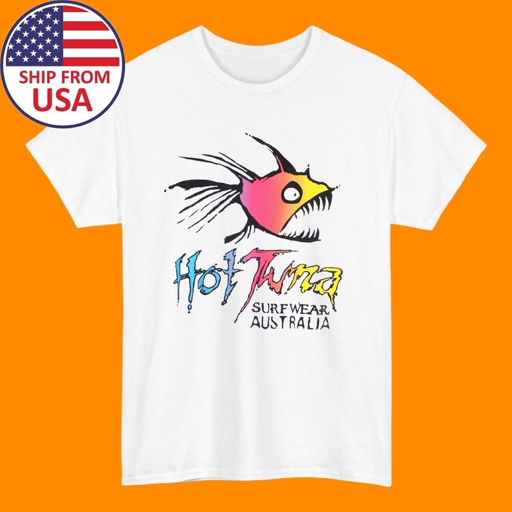 HOT TUNA Surf Wear Surfboards Men#039;s White Size S to 5XL Unisex T-Shirt XXL