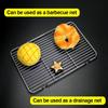 New Stainless Steel Cooling Rack Non-stick Silver BBQ Tray Barbecue Cooking Mesh Shelf