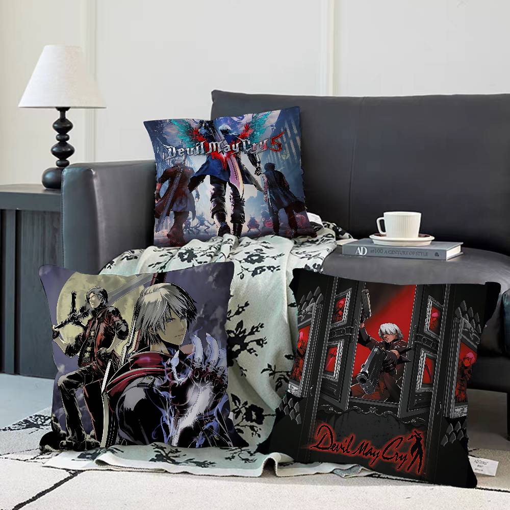 GAME THE D-DevilS May Cry Pillow Case Removable Washable Cushion Cover – All-Season Soft Linen