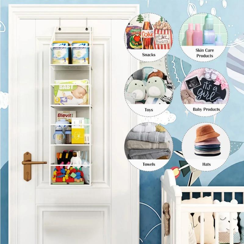 Multi-functional Fabric Hanging Bag for Behind the Door Multi-layer Storage Hanging Bag Miscellaneous Organizer Storage Hanging