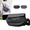 Men's Large Capacity Trendy Motorcycle Chest Bag with Magnetic Buckle