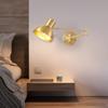 Modern Minimalist Double Arm Wall Lamp Bedroom Bedside Study Corridor Adjustable Folding Light Fixture