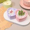 3 Styles Heart Shaped Silicone Mould for Resin Candle Holders Crafting With Smooth Surfaces Designs