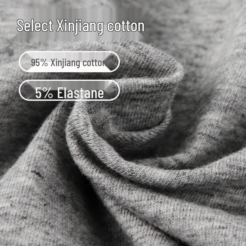 Beijirong Men's Cotton Boxer Briefs 4-Pack