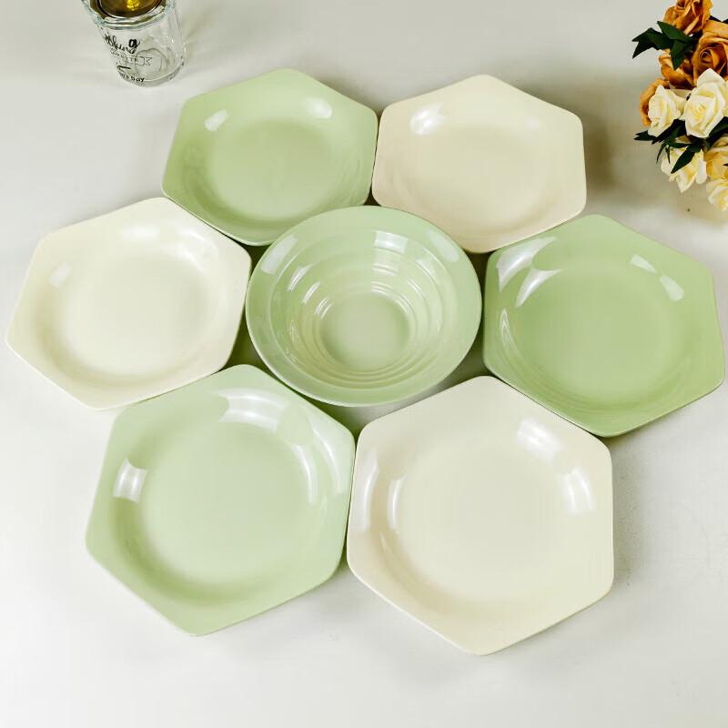 Simple Underglaze Ceramic Dinnerware Set, Microwave Safe
