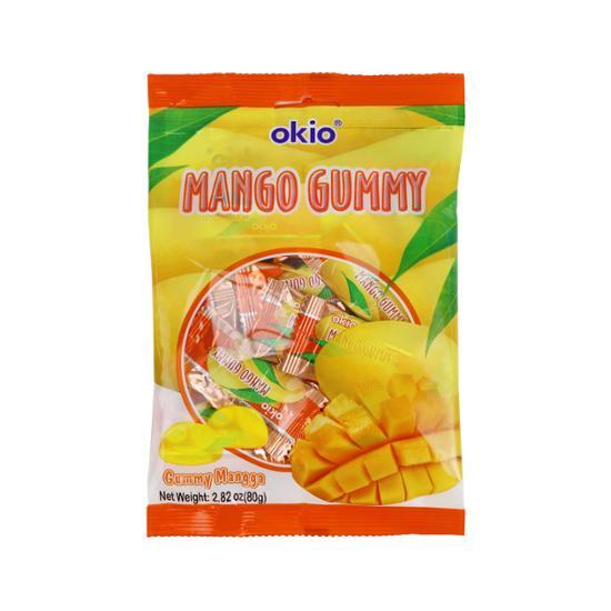 Манговые жевательные конфеты Okio 80 г, корейские снеки