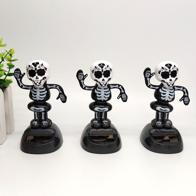 Solar Powered Dancing Halloween Swinging Animated Bobble Dancer Toy Car Decor Boy Girl Handcrafted Gift Birthday Present Party