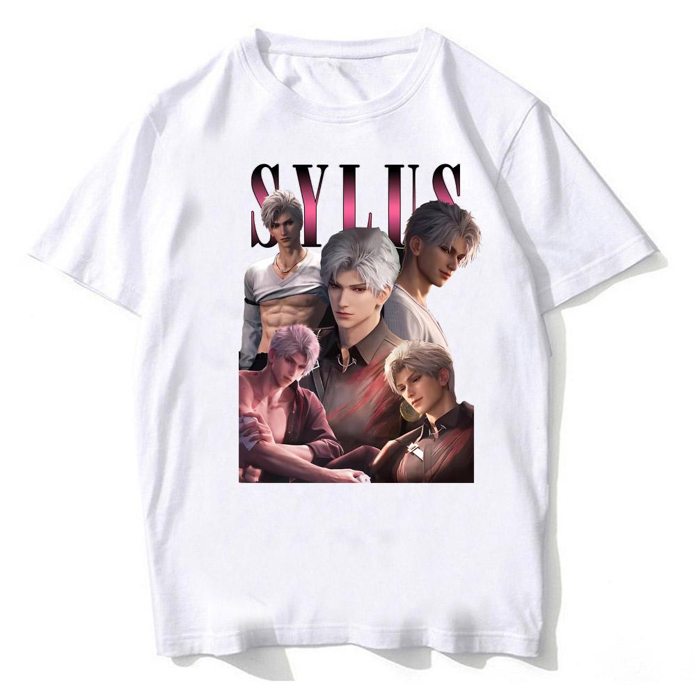 Kawaii Girl Dinner Zayne Love And Deepspace T-Shirt Men Women High Quality Cotton Short Sleeve Crewneck TopsTops