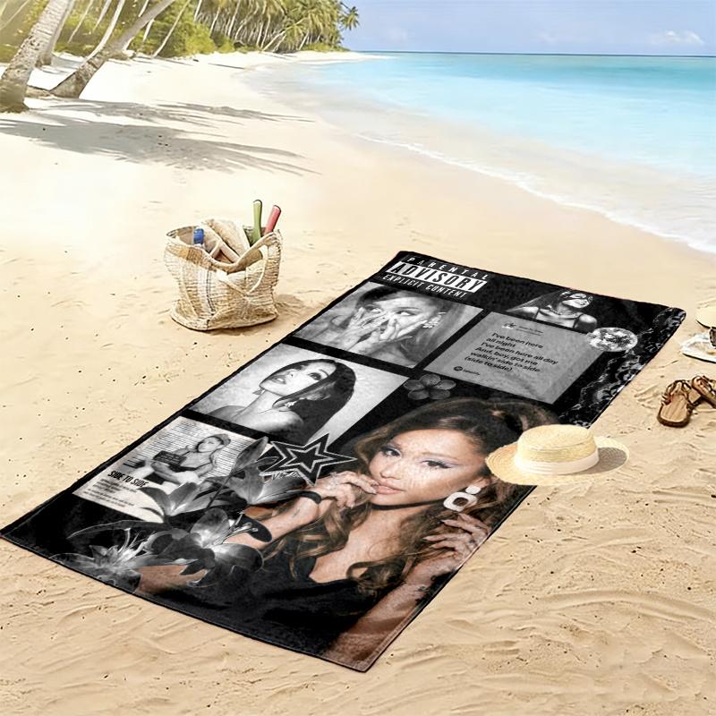 Ariana Grande Towel, Large Soft Quick Dry Towel for Beach Camping Swimming