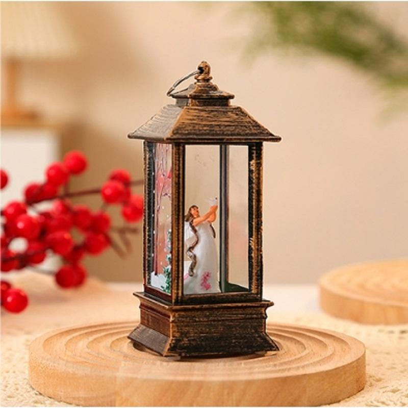 1PC Light Night Light Christmas Interior Light Desktop Decoration Christmas Tree Santa Claus Decorative Desktop Decoration  No W