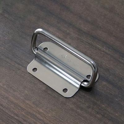 1 Stück Klappschrank Schubladengriff Möbelzubehör Einfacher Türgriff Haushalt Edelstahlgriff Holzkisten-Griff