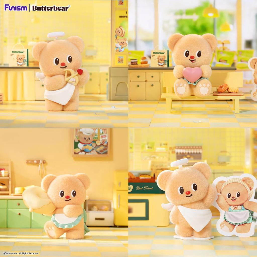 Funism Butterbear Happy Day Series Blind Box Set of 8