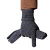 JIUMU Men's Pure Wool Warm Gloves