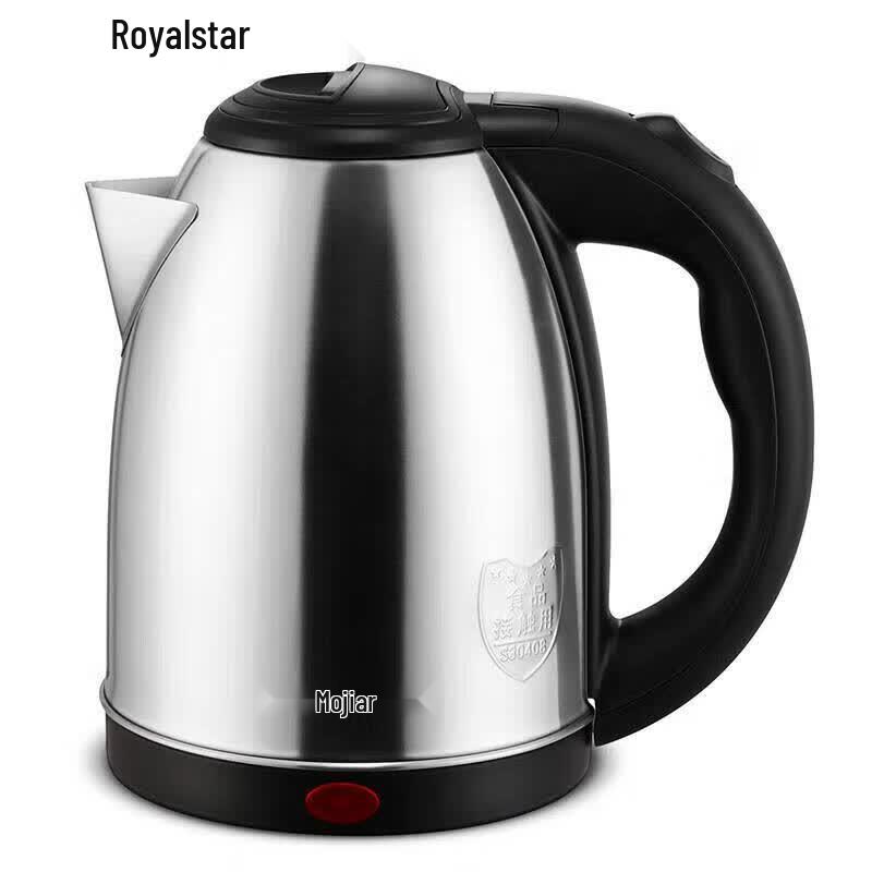 Royalstar 1.8L 304 Stainless Steel Electric Kettle CN plug (adapter included)