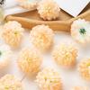 50Pcs Artificial Hydrangea Flowers for Wedding Garden Home Decor Christmas Party Diy Candy Box Scrapbook Pink Ball Chrysanthemum