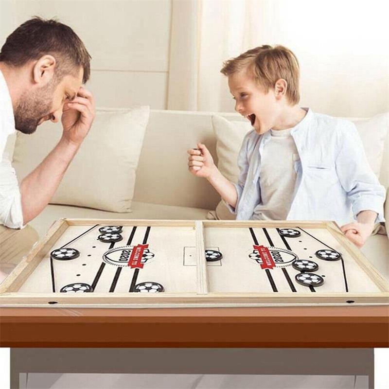 Table Hockey Paced Sling Puck Board Games SlingPuck Winner Party Game Toys For Adult Child Family Party Game Toys Fast Hockey