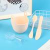 Face Mask Mixing Bowl Set, 4 In 1 Diy Facemask Mixing Tool Kit Brushes