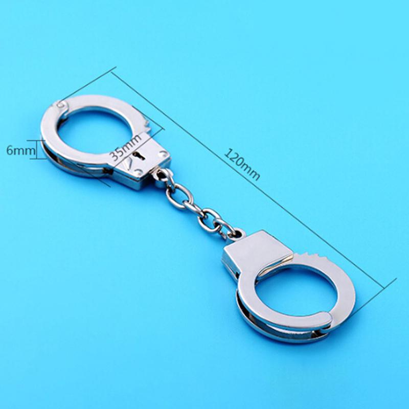 Key Chain Keychain Love Handcuffs Ring Key Holder Jewelry Metal