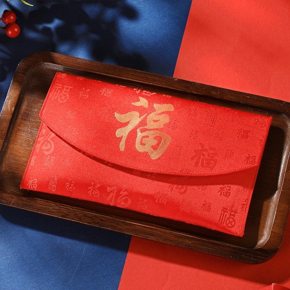 Best Wishes Fu Character Hongbao Blessing Words Wedding Red Pockets  Spring Festival