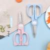 Portable Stainless Steel Baby Food Scissors - Cut Meat & Vegetables for Infants & Children