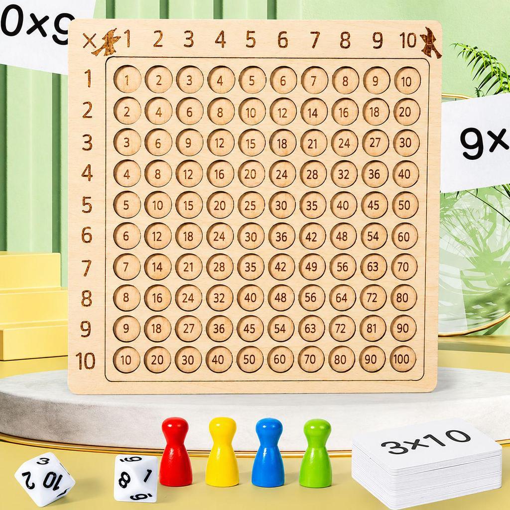 Magnetic Math Board: Multiplication, Addition & Subtraction Teaching Toy for Kindergarten
