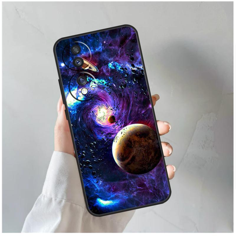 Space Solar System Planets Universe Funda For Honor Magic 6 Lite 5 Pro 50 70 90 Honor X8a X8b X6 X7 X8 X9 X6a X7a X9a X9b Case