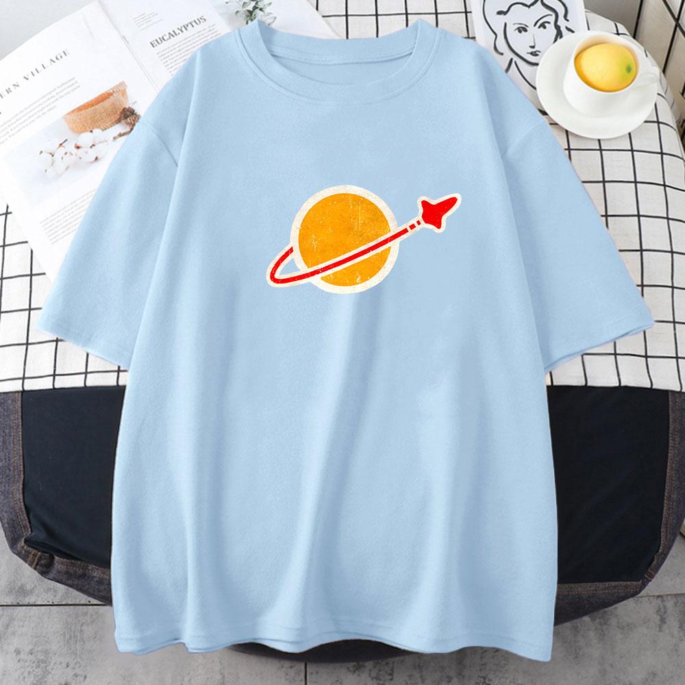 Space Lego T-shirt Graphic Printing Soft Tee-shirt Short Sleeve Aesthetic Tshirt Camisetas Unisex Tees 100%cotton Comfortable Tops