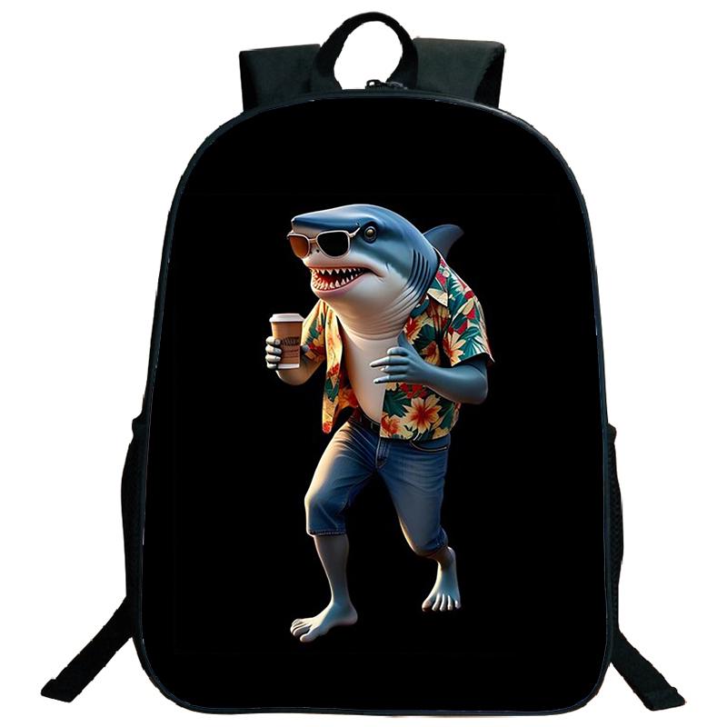 Tung Tung Tung Sahur Rucksack Italienischer Brainrot Cartoon Kinder Jungen Mädchen Studenten Schulrucksack Tralalero Tralala Teenager Umhängetasche