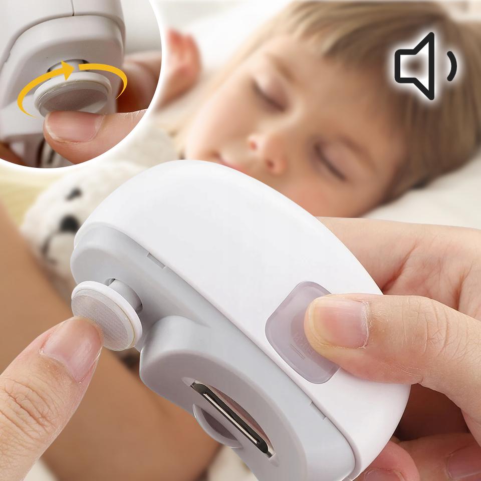 Obcinacz do PAZNOKCI Automatyczny PODRÓŻNY Frezarka Polerka Szlifowanie USB