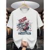 Summer Men's Fashion Print Short Sleeve T-Shirt,Casual, Breathable , Comfortable