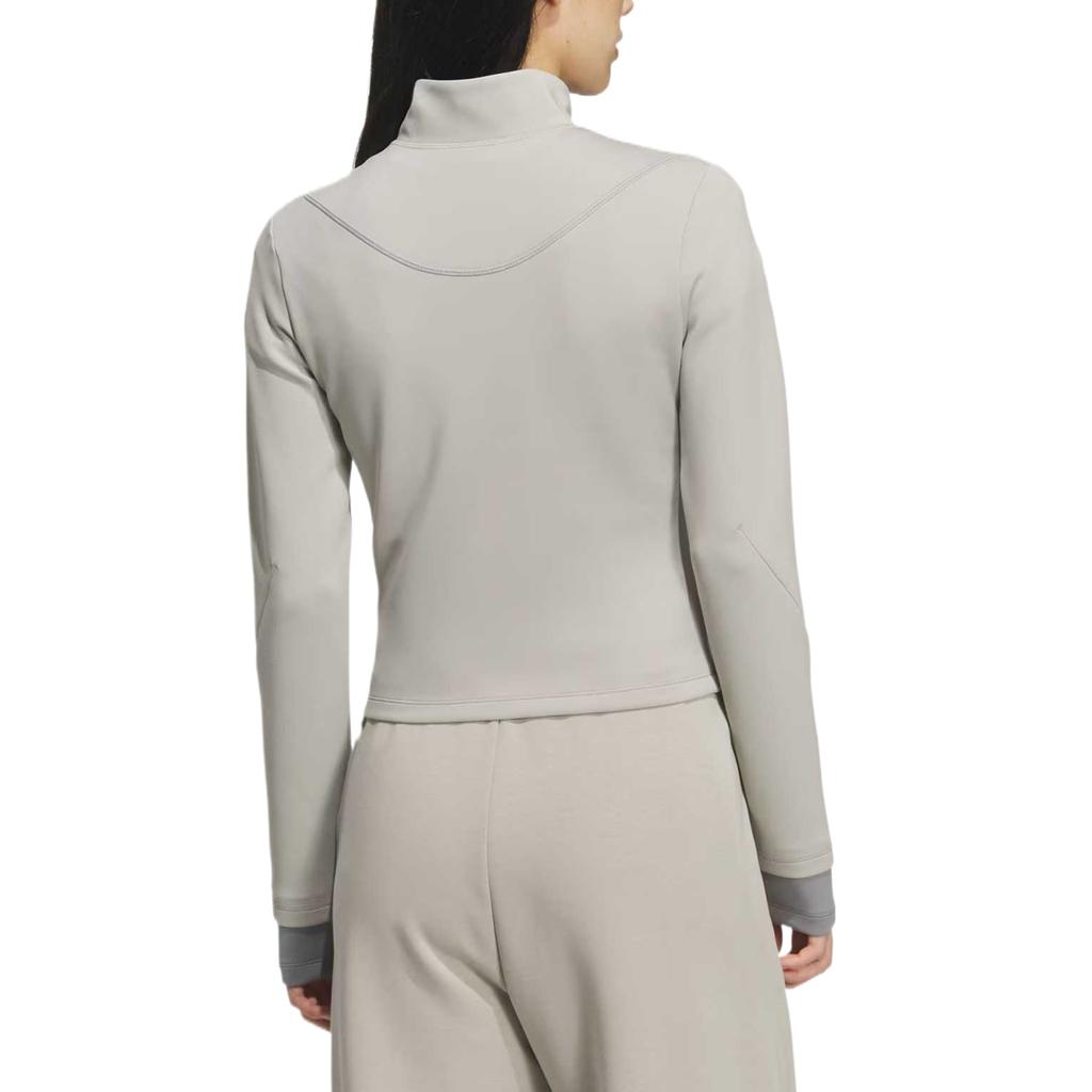 Adidas FOS Sweat Solid Color Comfortable Jacket Women Jackets Off-White KS3334