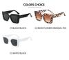 Fashion Square Women Luxury Sunglasses Retro Brand Designer Eyeglasses Men Trending Leopard Sun Glasses Shades UV400 Glasses
