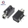PJ-316 3,5mm Buchse 3-Pin Stecker Audio Kopfhörer Mono 3,5 mm Buchsenklemmen Leiterplattenmontage Stecker Schwarz PJ316