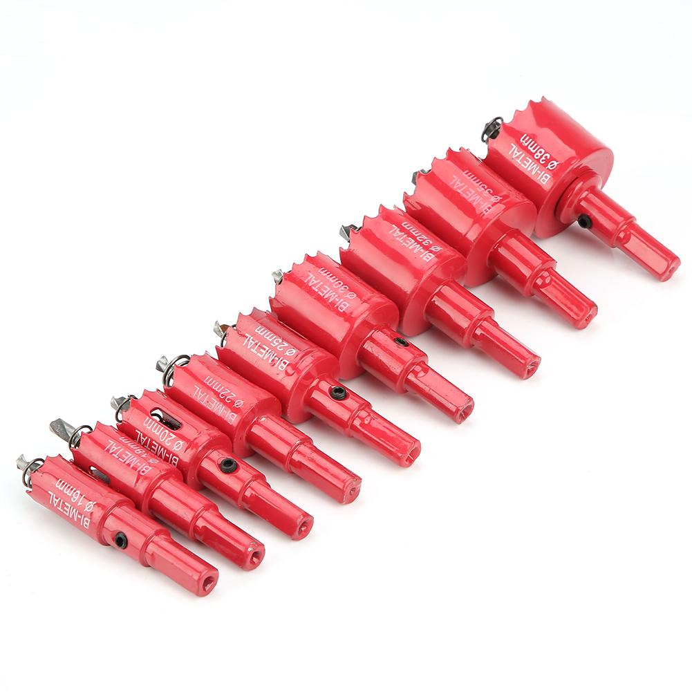 16 38mm M42 High Speed Steel Bi Metal Holesaw Cutter Hole Saw with Core Drill Bit