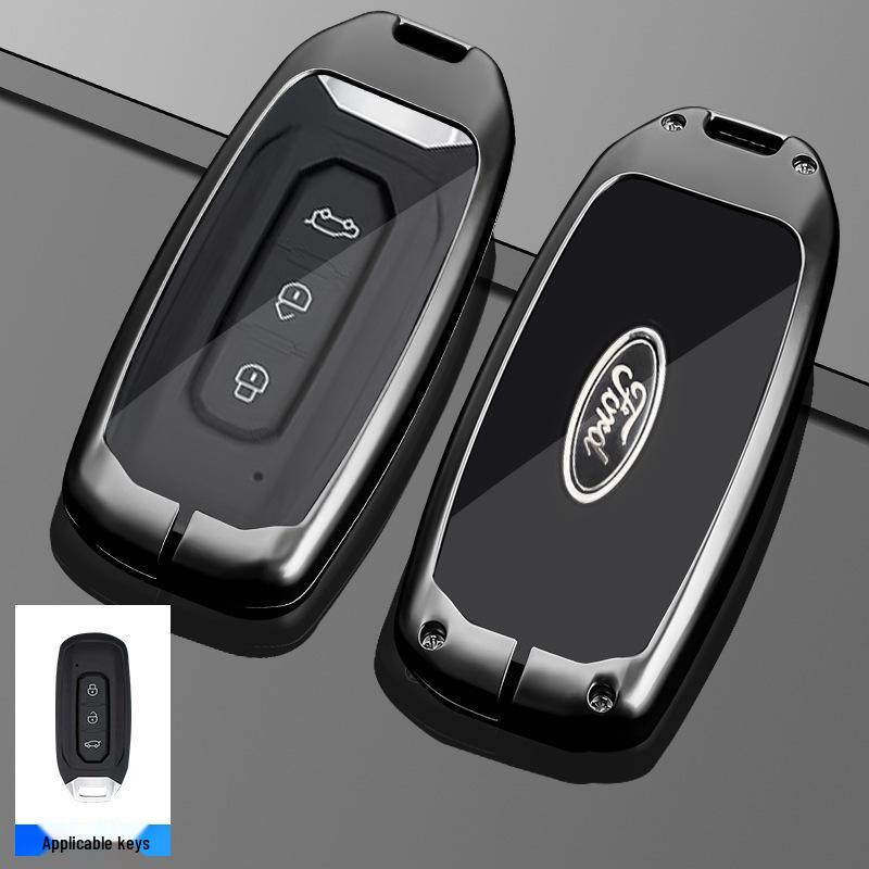 Premium Metal Protective Key Case for Ford Mondeo - Unisex Design