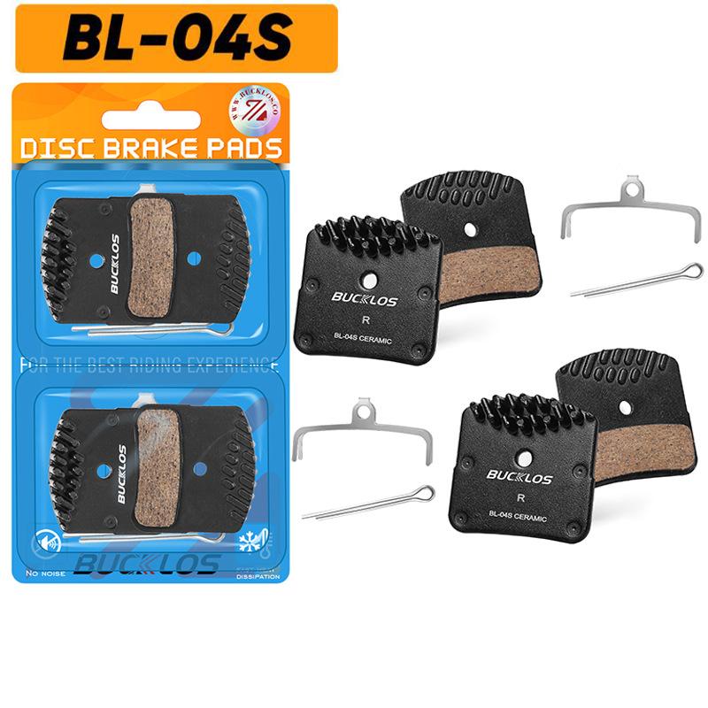 2 Çift Seramik Hidrolik Fren Balataları Isı Dağıtıcı Bisiklet Disk Fren Balatası Yol Dağ Bisikleti Fren Balataları SHIMANO J05A L05A için