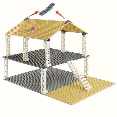 30 peças Blocos de Construção com Alças 1x2 Placas de Travamento com Dobradiça para Bloco de Construção 44301 44302 compatível crianças diy tijolos brinquedo